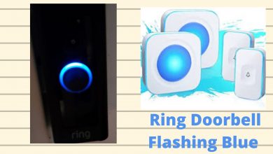 Ring Doorbell Flashing Blue
